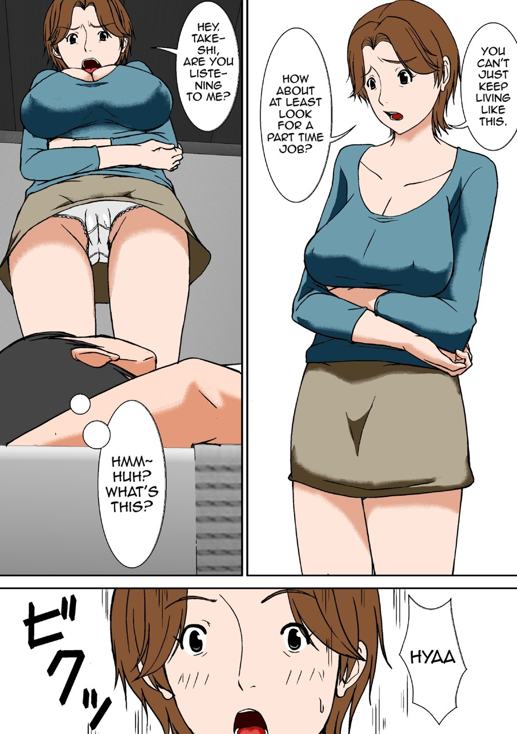 Hentai Manga Comic-Hey! What Are You Doing Making a Pass at Your Mother!-Read-255